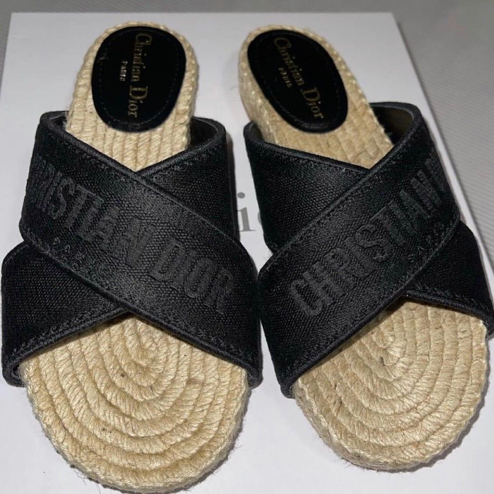 Christian Dior Cross Espadrille